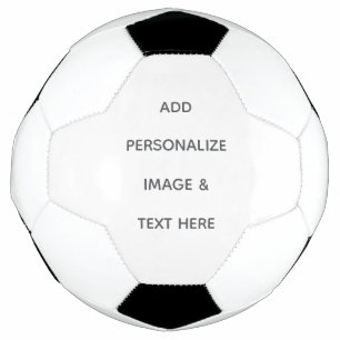 白を基調としたデザインを作成 サッカーボール