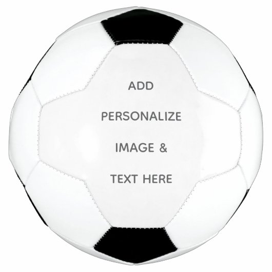 白を基調としたデザインを作成 サッカーボール (正面)