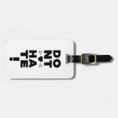 白を憎まない ラゲッジタグ (正面横)