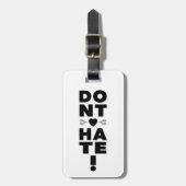 白を憎まない ラゲッジタグ (正面縦)