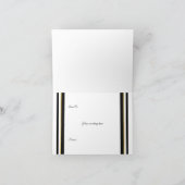 白を結婚している蘭は上品な感謝していしています サンキューカード (内部)