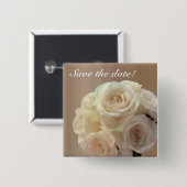 白を離れたの花嫁の花束 缶バッジ (正面&裏面)