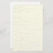 白を離れてしわを寄せられたペーパー文房具 便箋 (正面/裏面)