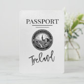 白アイルランドのパスポート保存日 セーブザデート (スタンド正面)