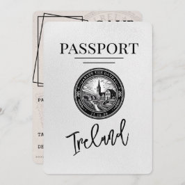 白アイルランドのパスポート保存日 セーブザデート