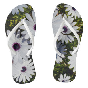 白アフリカデイジー ビーチサンダル
