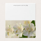 白アルストメリア花カード (外部フラット)