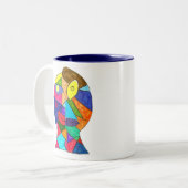 白アレックスK ツートーンマグカップ (正面左)