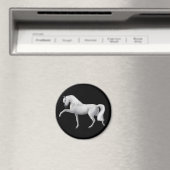 白アンダルシアの馬磁石 マグネット (インサイチュ (食洗機))