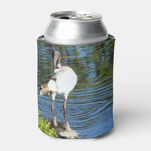 白イビスカンクーラー 缶クーラー (缶正面)