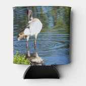 白イビスカンクーラー 缶クーラー (正面)