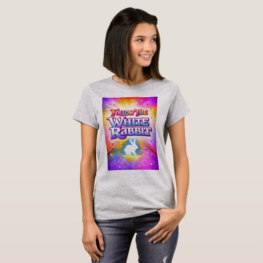 白ウサギを追って Tシャツ (正面フル)