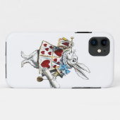 白ウサギ アリス ワンダーランド ハートのウサギ Case-Mate iPhoneケース (裏面(横))