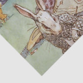 「白ウサギ」アリス・B・ウッドワード作 薄葉紙 (詳細)