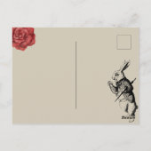 白ウサギ ポストカード (裏面)