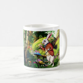 白ウサギ | "Alice in Wonderland"イースターマグ コーヒーマグカップ