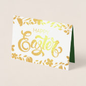 白ウサギ | "Alice in Wonderland"イースター 箔カード (正面)