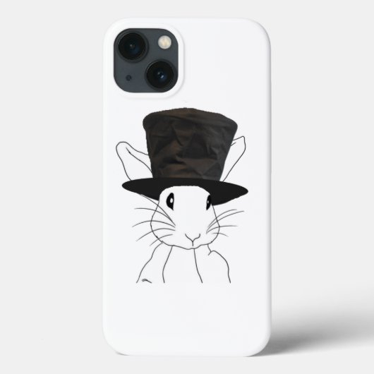 白ウサギ Case-Mate iPhoneケース (裏面)