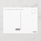 白エグレ素晴らしット紅葉はがき ポストカード (裏面)