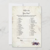 白エレガントいカボチャあなたの財布のゲームの中に何が 招待状 (正面)