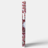 白エレガントいバラとピきらめくンク真珠 Case-Mate iPhoneケース (裏面 / 右)