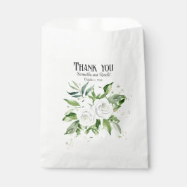 白エレガントいバラと赤ん坊の息結婚の フェイバーバッグ