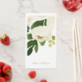 白エレガントいバラのパーソナライズされた文字 (インサイチュ)