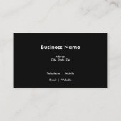 白エレガントいバラのフローラ写真 名刺 (裏面)