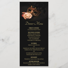 白エレガントいバラの仮装 メニュー