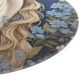 白エレガントいポニ忘れーとメノー カッティングボード (角)