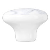 白エレガントい大理ガーリー石グリッター セラミックノブ (側面)