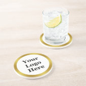 白エレガントとフェイク金ゴールド コースター (側面)