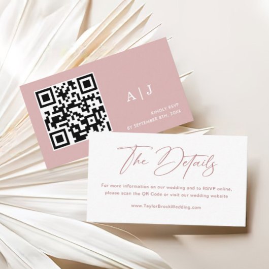 白エレガントと埃の多いピ結婚ンクのウェブサイト エンクロージャーカード