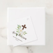 白エレガントと緑のフローラ第1聖餐式 フェイバータグ (インサイチュ)