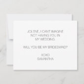 白エレガントと黒で僕の花嫁をしてくれ 招待状 (裏面)