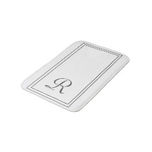 白エレガントと黒のモノグラストライプム