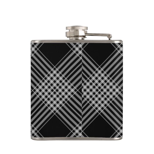 白エレガントと黒の金蝶 フラスク (裏面)