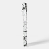 白エレガントと黒のCase-Mate Case-Mate iPhoneケース (裏面 / 左)