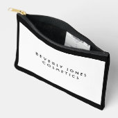 白エレガントと黒縁ど アクセサリーポーチ (見開き)