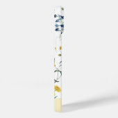 白エレガントにモダンワイルドフラワー名 Case-Mate iPhoneケース (裏面 / 右)