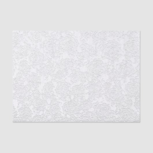 白エレガントの多肉模様デコパージ 薄葉紙 (正面)