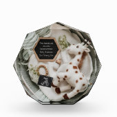 白エレガントキリン妊娠の発表 フォトブロック (正面)