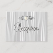 白エレガントサテン エンクロージャーカード (裏面)