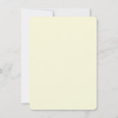 白エレガントデイジーダークフォトフラットサンキューカード サンキューカード (裏面)