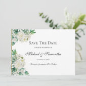 白エレガントバラとユリ結婚ーズ セーブザデート (スタンド正面)