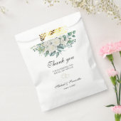 白エレガントバラとユリ結婚ーズ フェイバーバッグ (封をした状態)