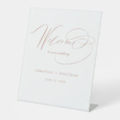 白エレガントバラ金ゴールドス結婚クリプト 台座サイン (正面)