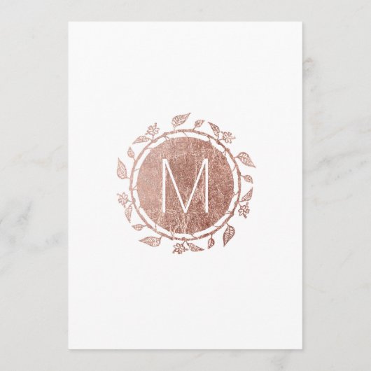 白エレガントバラ金ゴールドフローラのメ結婚ニュー メニュー (裏面)