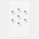 白エレガントバラ (正面)