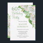 白エレガントバラ | Lanchs 60th Birthday Party 招待状<br><div class="desc">白いバラ祝や蘭が咲き乱れる60回目の「バースデーパーティー」エレガントと、繊細なセージの緑のスクリプトとセリフの文字を備えたこのカスケードフローラデザイン。複合デザイン別休日ハートデザイン（権利留保）。スクリプト文字はデザイナー以外では編集できない。ご質問があるもしか、デザインに関するサポートが必要な場合は、お問い合わせいただくか、info@holidayheartsdesigns.comまで直接メールでお問い合わせください。可能な限りサポートさせていただきます。生産、出荷および配送に関するお問い合わせは、Zazzleカスタマ連絡ー・サービスに直接。休日のハートのデザインは、Zazzleで13年以上の経験を持つプロフェッショナルデザインスタジオで、多くの満足したカスタマーレビューを持っているので、あなたが私たちと購入するとき、すべての詳細に最大限の注意を払って私たちの顧客が期待するプロフェッショナル品質を作成している。</div>